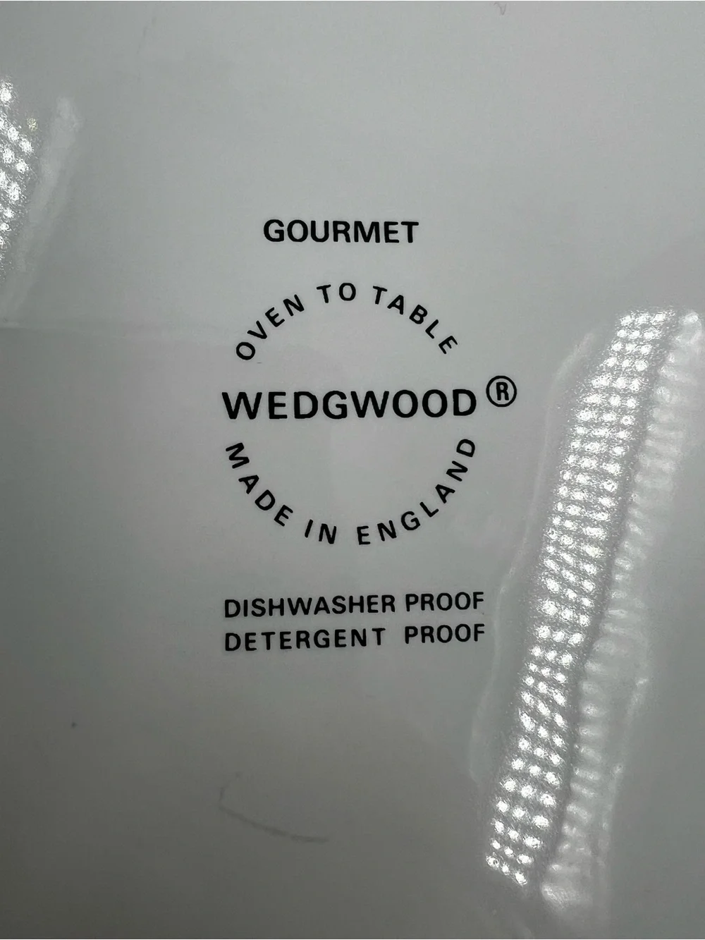 Set of 2 vintage Wedgwood Gourmet Vegetable Stoneware Dinner Plate 10 5/8”